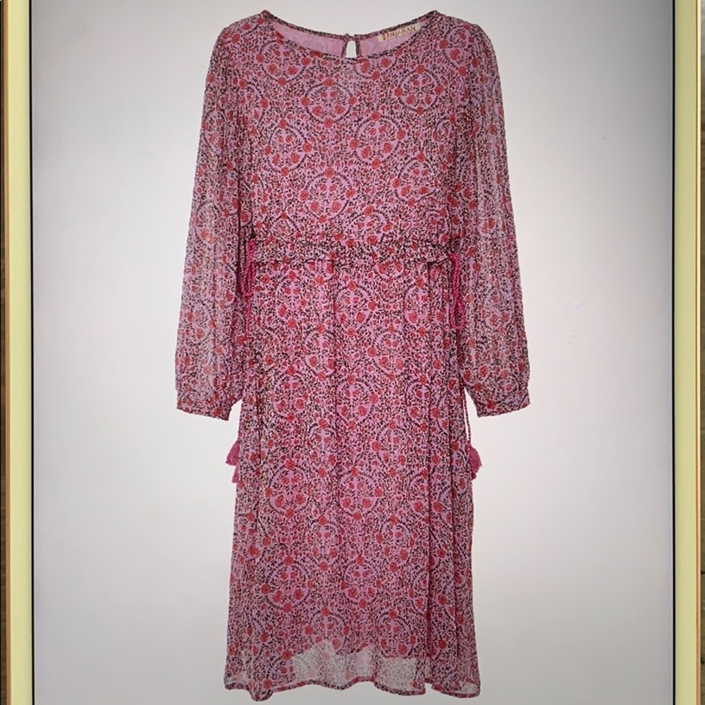 Banjanan Pink Patterned Dress - Picture 2 of 11